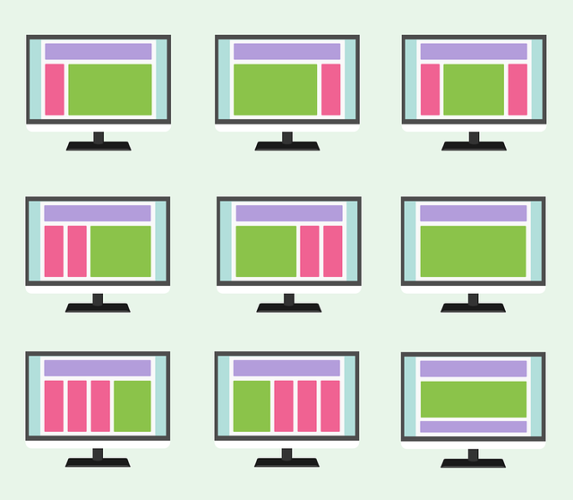 複数のウェブサイト