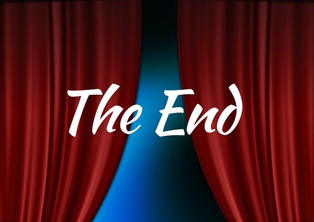 the endとカーテン