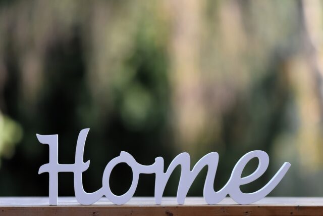HOMEのテキスト画像