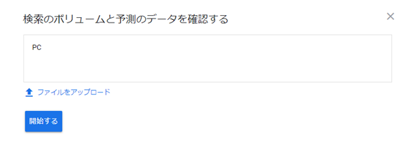 検索ボリューム