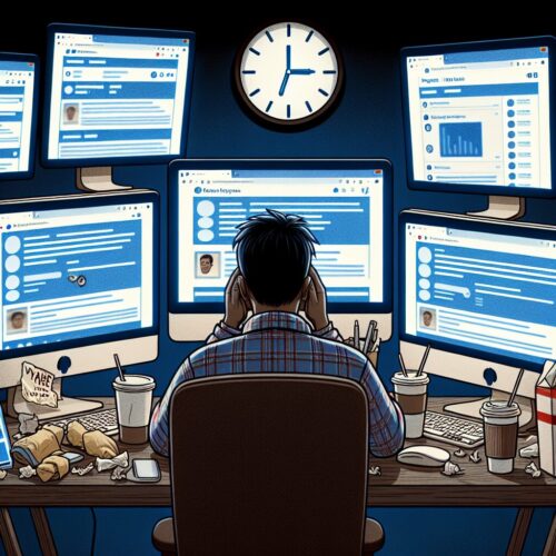 ブログ複数運営して大変な人の画像